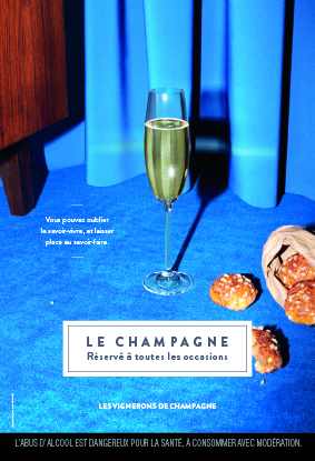 « Champagne et pâtisseries, le plus agréable des petits plaisirs »